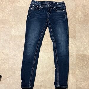 Miss me Women's Dark Blue Skinny Jeans